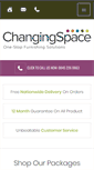 Mobile Screenshot of changing-space.co.uk